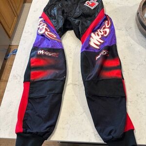 Black and Red Men's cross country racing pants size 32” waist